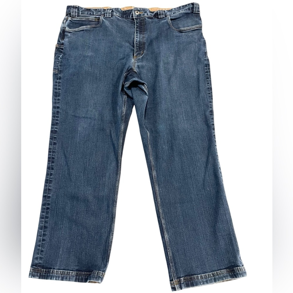 Duluth Trading Ballroom Double Flex Jeans Mens 42x28 (Tag 44x30) Relaxed Denim